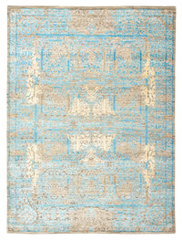 Designer Rug - 234 x 176 cm - light blue