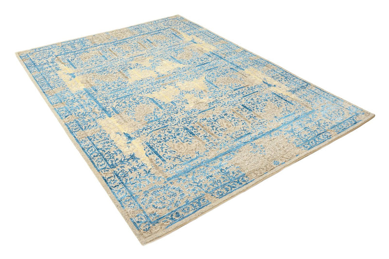 Designer Rug - 234 x 176 cm - light blue