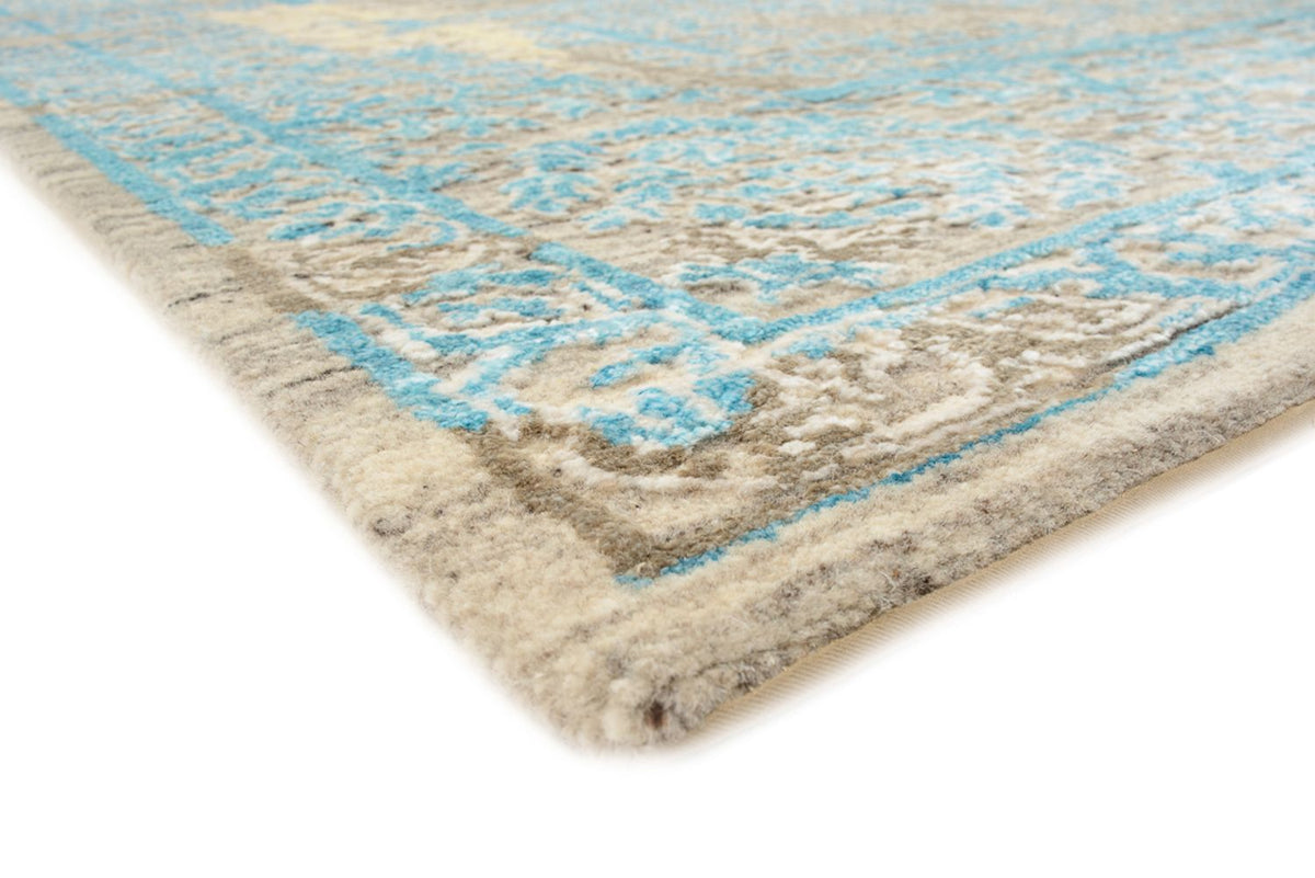 Designer Rug - 234 x 176 cm - light blue