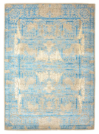 Designer Rug - 243 x 174 cm - light blue