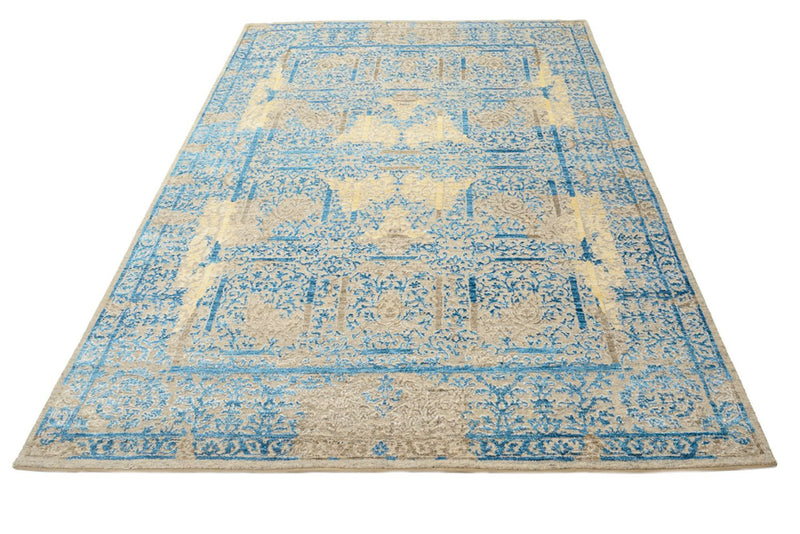 Designer Rug - 243 x 174 cm - light blue