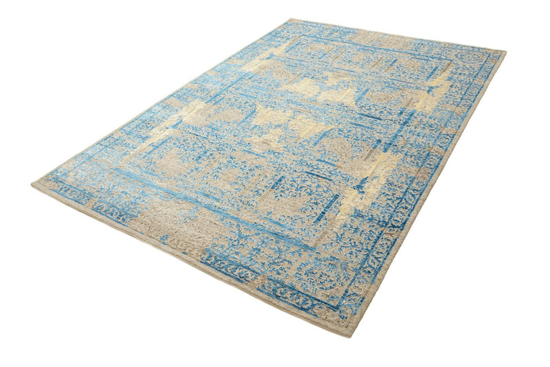 Designer Rug - 243 x 174 cm - light blue