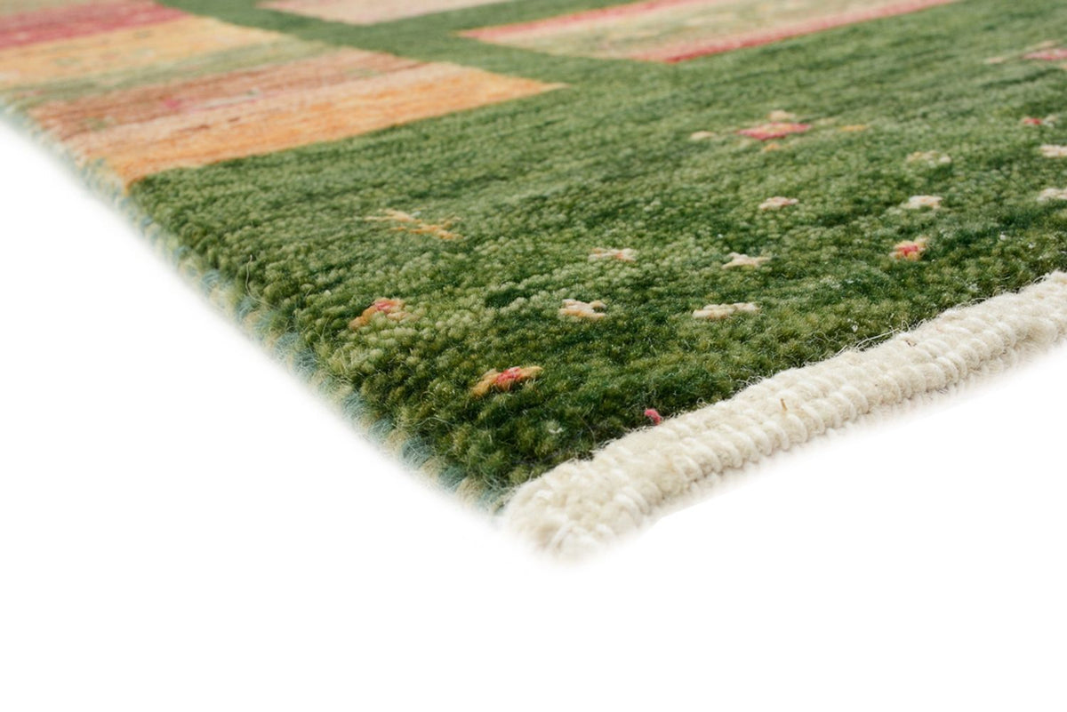 Gabbeh Rug - Loribaft Indus - 238 x 173 cm - green