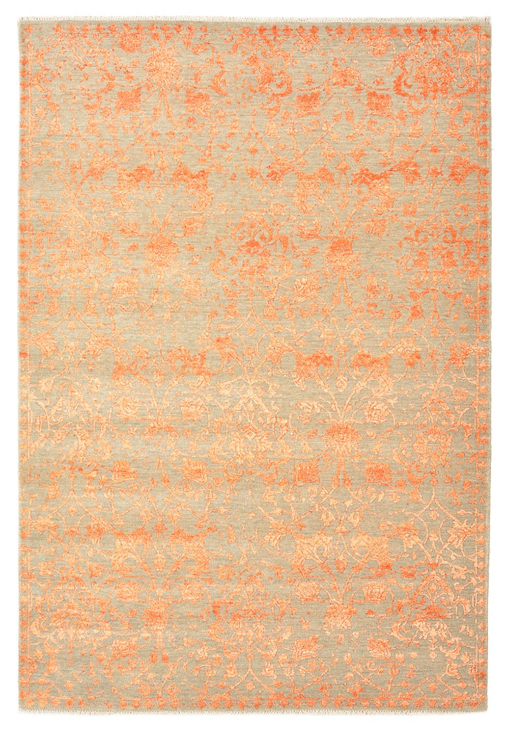Designer Rug - 186 x 128 cm - orange