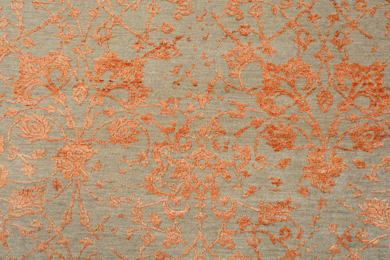Designer Rug - 207 x 158 cm - orange