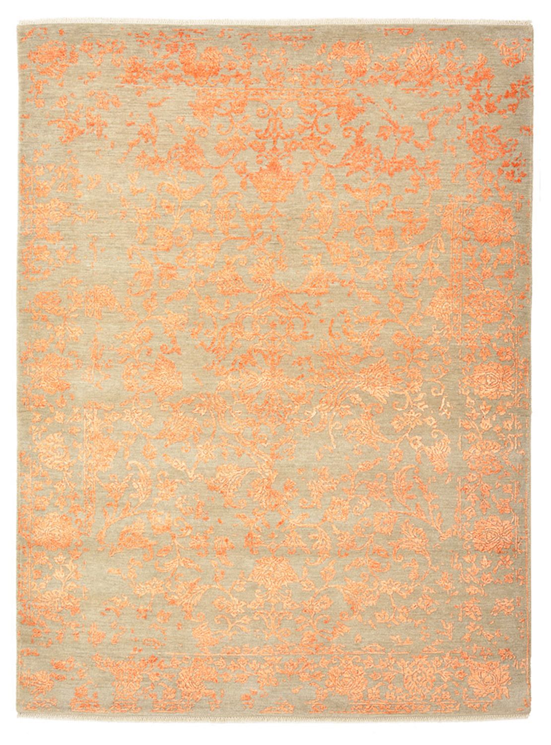 Designer Rug - 210 x 157 cm - orange