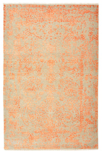 Designer Rug - 187 x 123 cm - orange