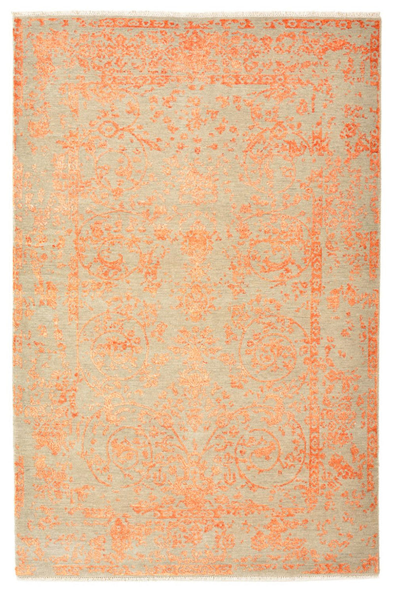 Designer Rug - 187 x 123 cm - orange