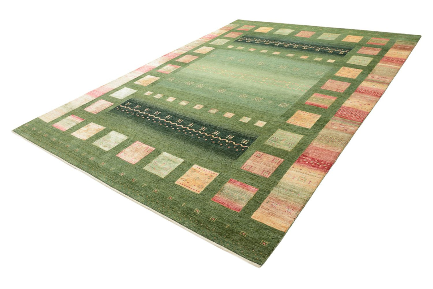 Indo Loribaft Rug 343x251cm - Wool Rug