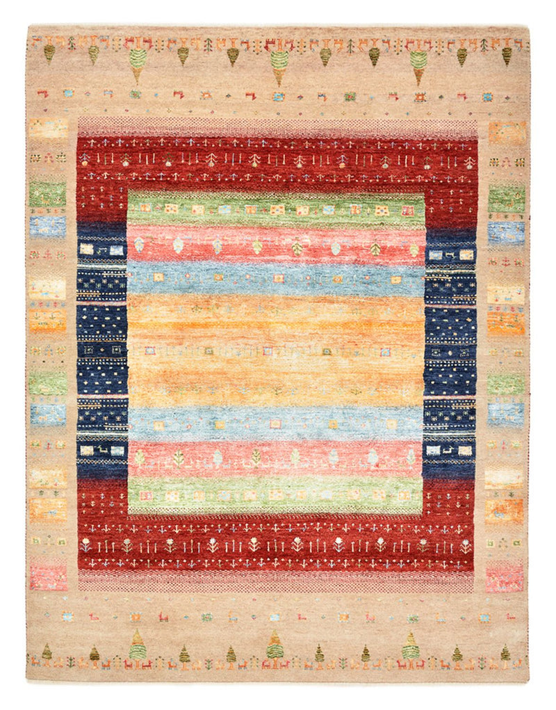 Indo Loribaft Rug 198x154cm - Wool Rug