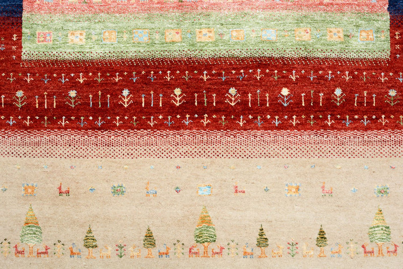 Indo Loribaft Rug 198x154cm - Wool Rug