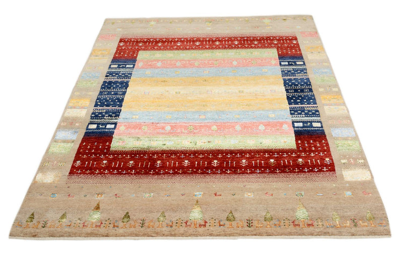 Indo Loribaft Rug 198x154cm - Wool Rug