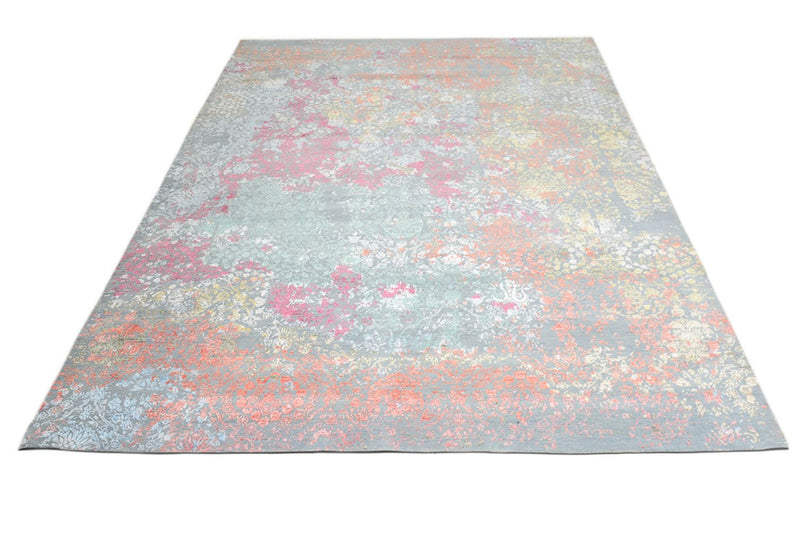 Designer Rug - 369 x 274 cm - light blue