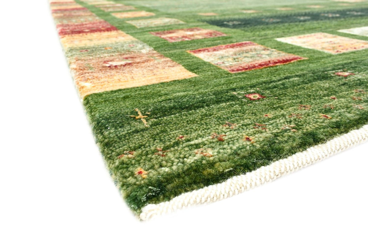 Gabbeh Rug - Loribaft Indus - 154 x 106 cm - green