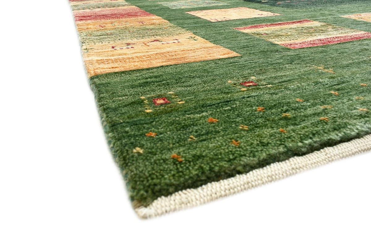 Gabbeh Rug - Loribaft Indus - 302 x 249 cm - green