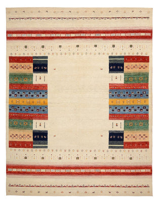 Gabbeh Rug - Loribaft Indus - 308 x 246 cm - light beige