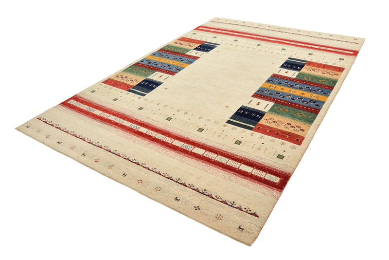 Gabbeh Rug - Loribaft Indus - 303 x 205 cm - light beige