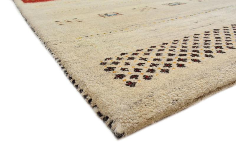 Gabbeh Rug - Loribaft Indus - 347 x 254 cm - light beige