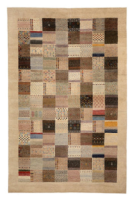 Gabbeh Rug - Loribaft Indus - 308 x 200 cm - dark beige