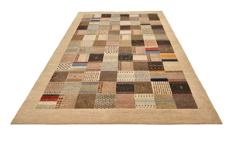 Gabbeh Rug - Loribaft Indus - 308 x 200 cm - dark beige