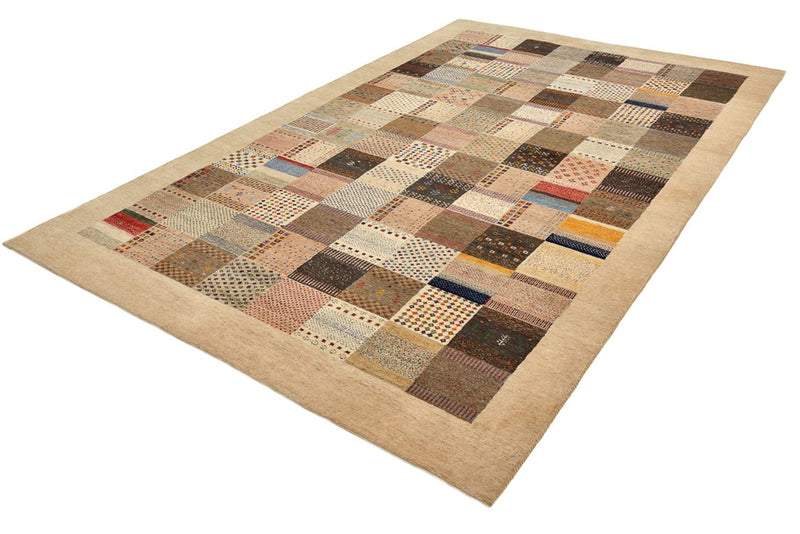 Gabbeh Rug - Loribaft Indus - 308 x 200 cm - dark beige