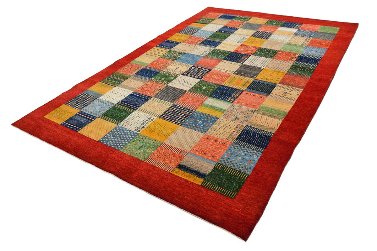 Gabbeh Rug - Loribaft Indus - 305 x 203 cm - multicolored