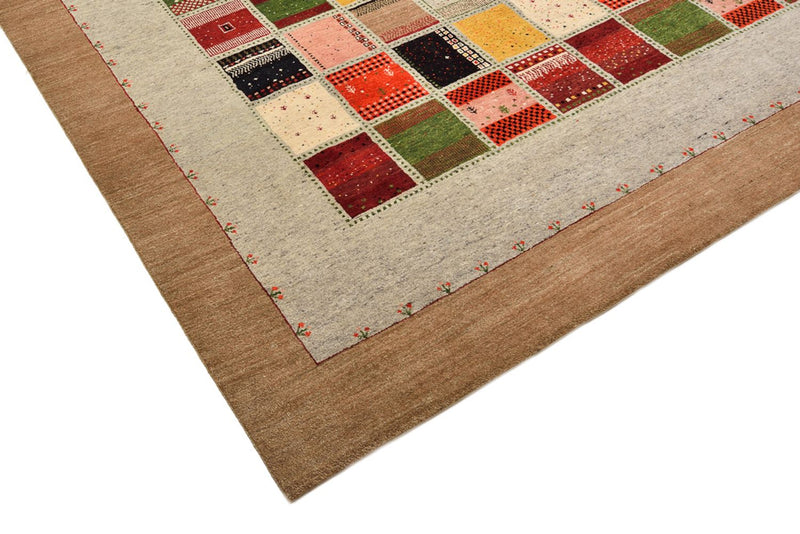 Gabbeh Rug - Loribaft Indus - 340 x 243 cm - multicolored