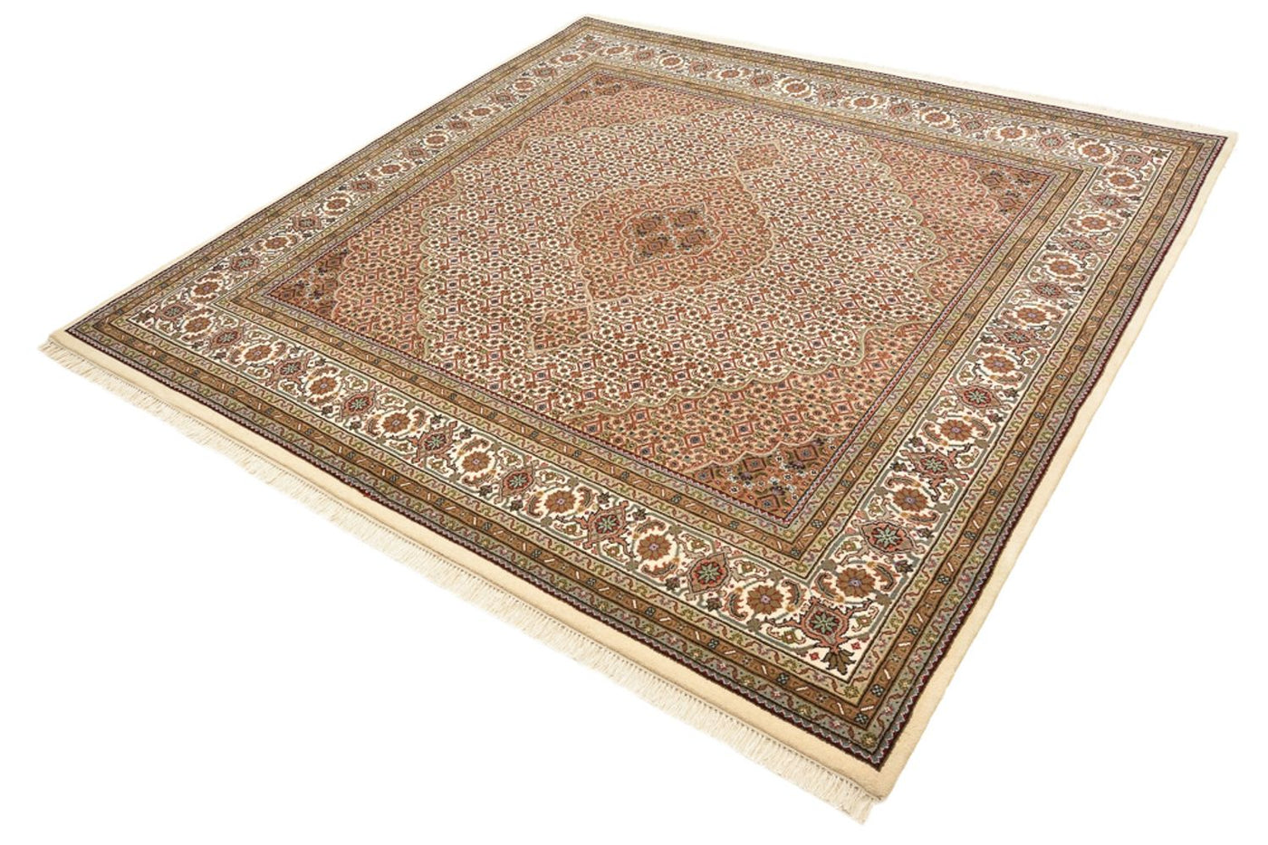 Indo Tabriz Rug 203x201cm - Oriental Rug