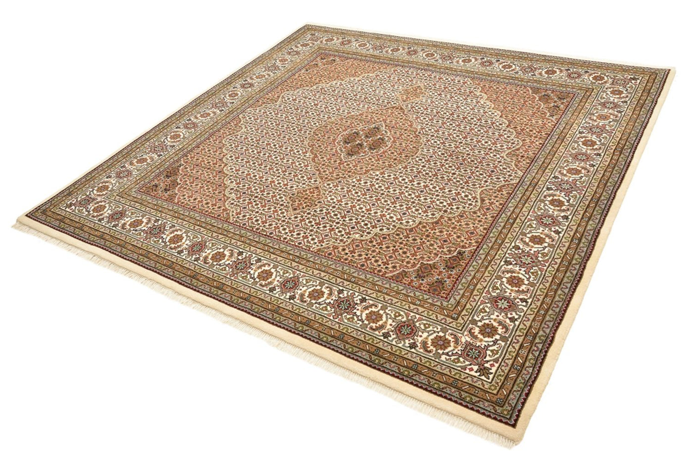 Indo Tabriz Rug 203x201cm - Oriental Rug