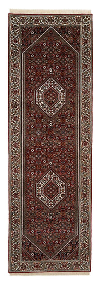 Runner Perser Rug - Bidjar - 245 x 79 cm - bordeaux red