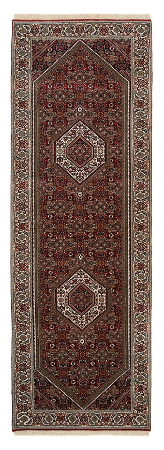 Runner Perser Rug - Bidjar - 246 x 79 cm - bordeaux red
