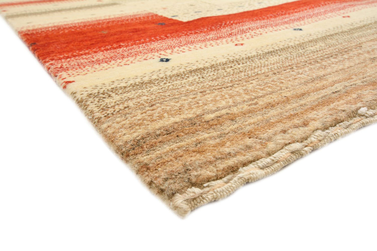 Gabbeh Rug - Loribaft Indus - 248 x 195 cm - light beige