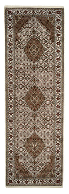 Runner Oriental Rug - Tabriz - 372 x 121 cm - light beige