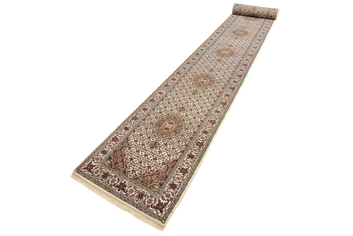 Runner Oriental Rug - Tabriz - 602 x 81 cm - light beige