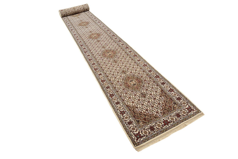 Runner Oriental Rug - Tabriz - 602 x 81 cm - light beige