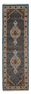 Runner Oriental Rug - Tabriz - 244 x 75 cm - dark blue
