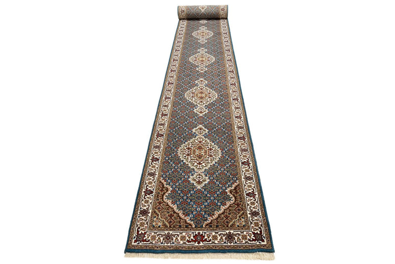 Runner Oriental Rug - Tabriz - 615 x 79 cm - dark blue