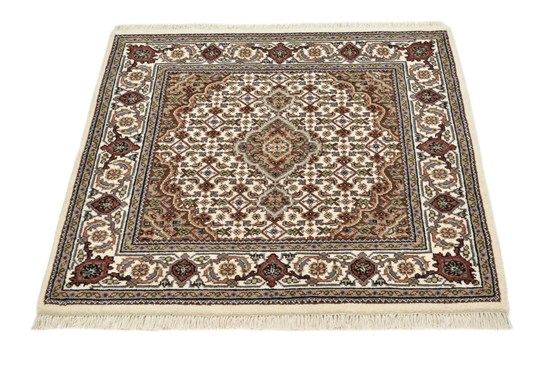 Oriental Rug - Tabriz - 92 x 89 cm - cream