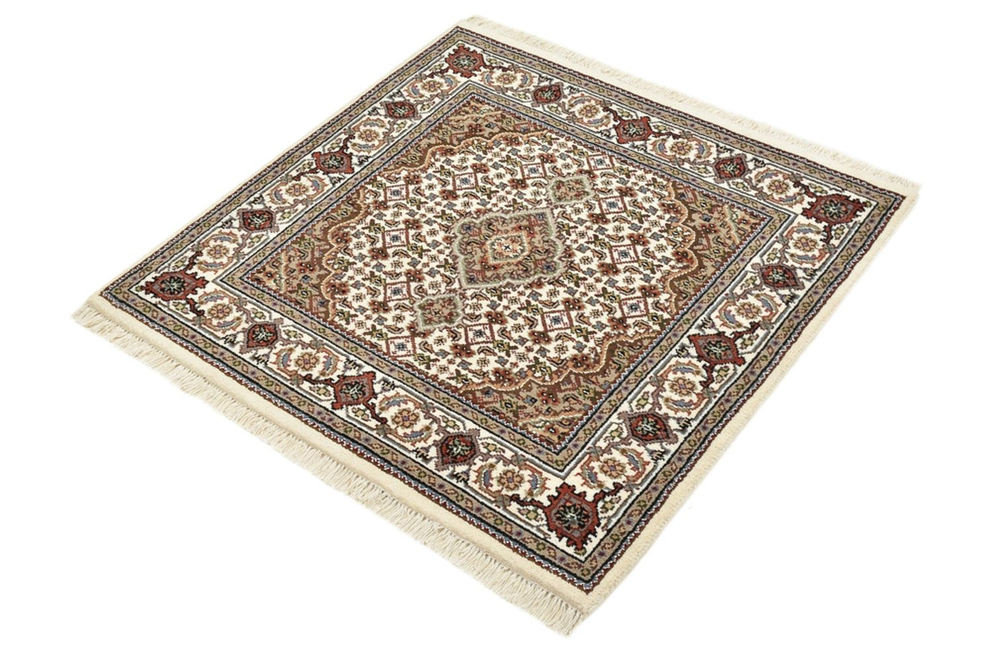 Indo Tabriz Rug 92x89cm - Oriental Rug