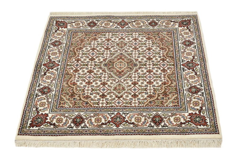 Oriental Rug - Tabriz - 92 x 89 cm - cream