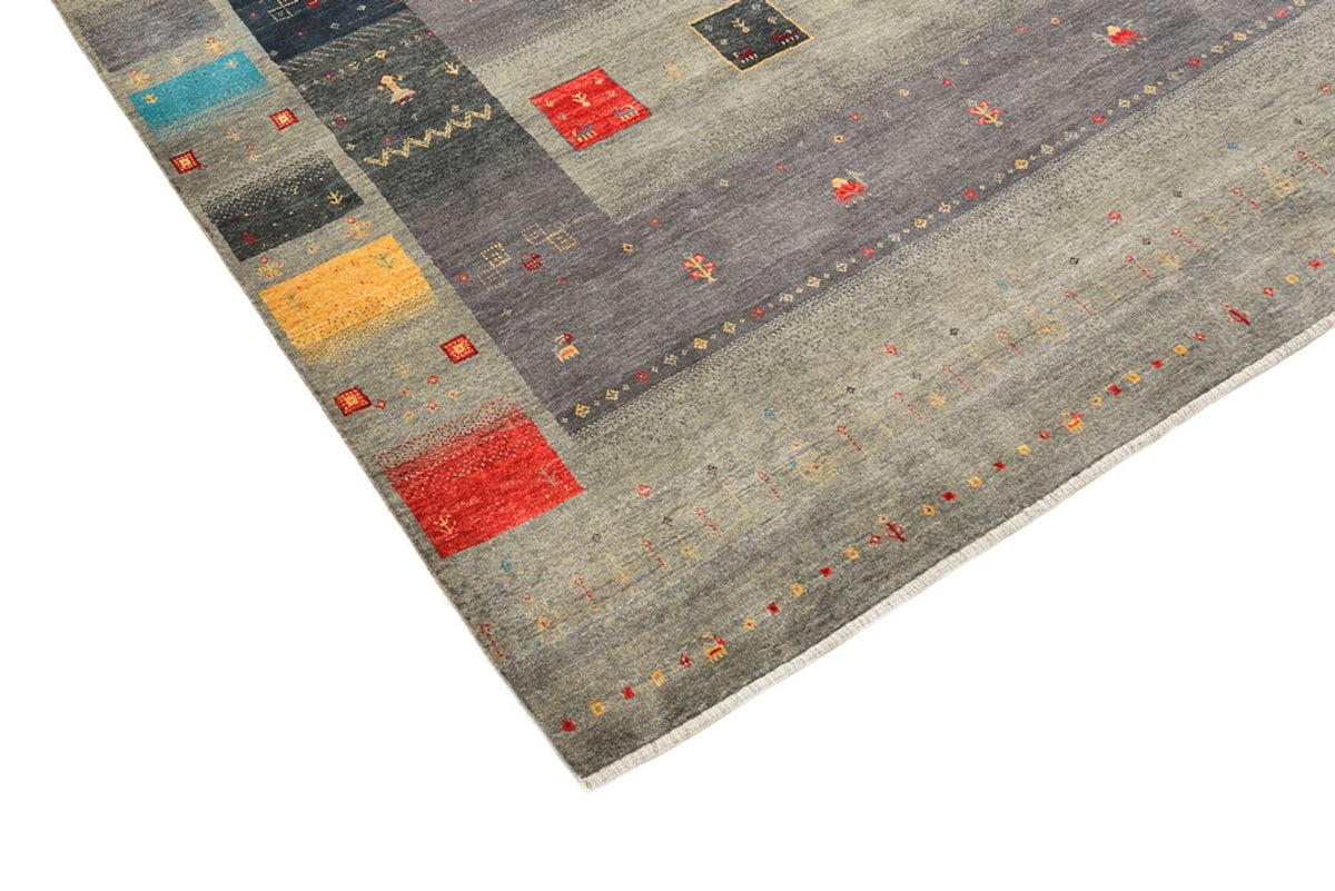 Gabbeh Rug - Loribaft Indus - 241 x 175 cm - sand