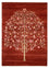 Gabbeh Rug - Loribaft Indus - 243 x 176 cm - red
