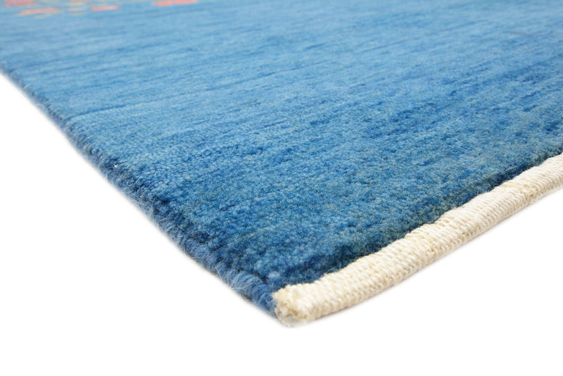 Gabbeh Rug - Loribaft Indus - 243 x 177 cm - blue