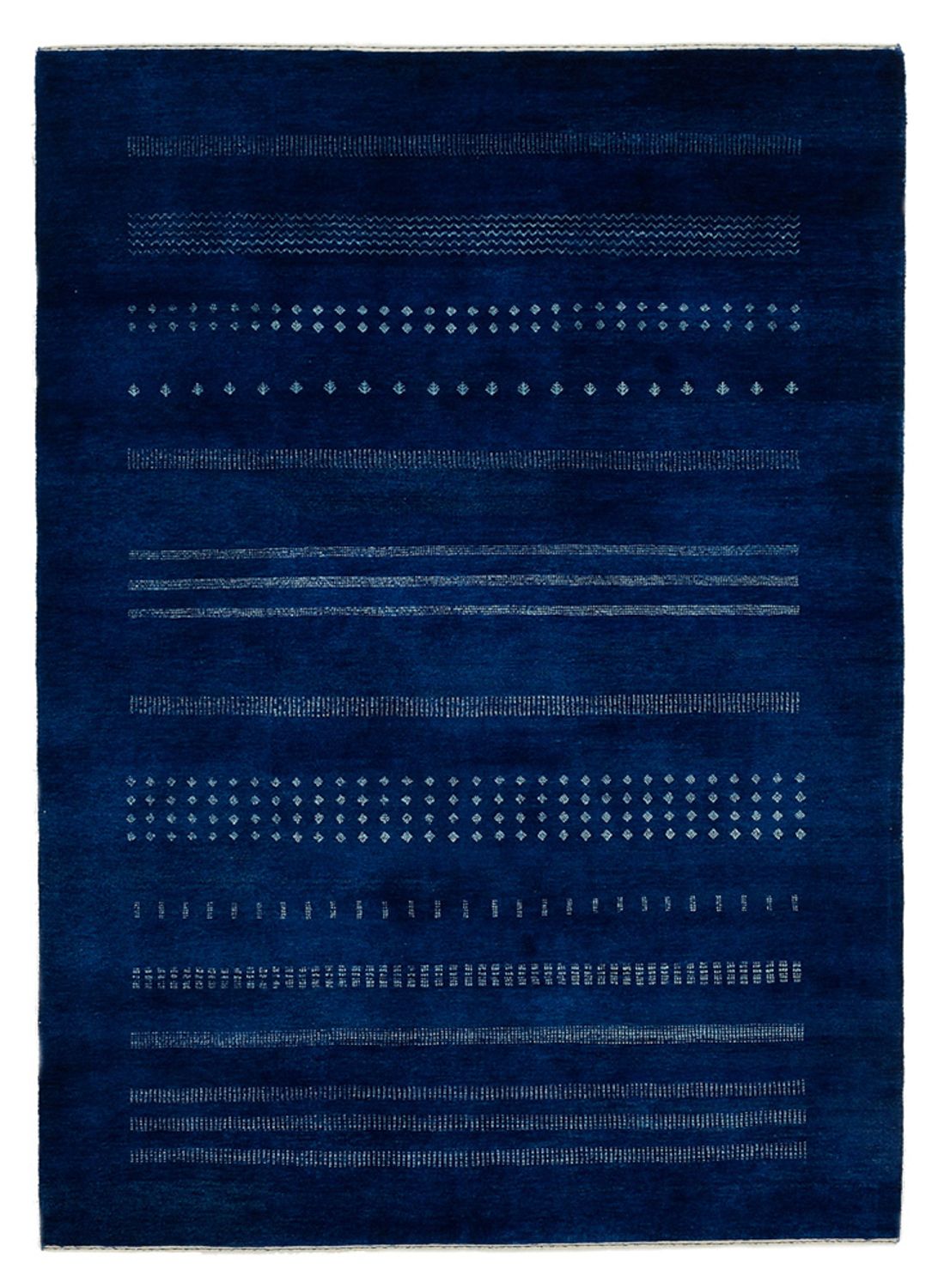 Gabbeh Rug - Loribaft Indus - 237 x 172 cm - dark blue