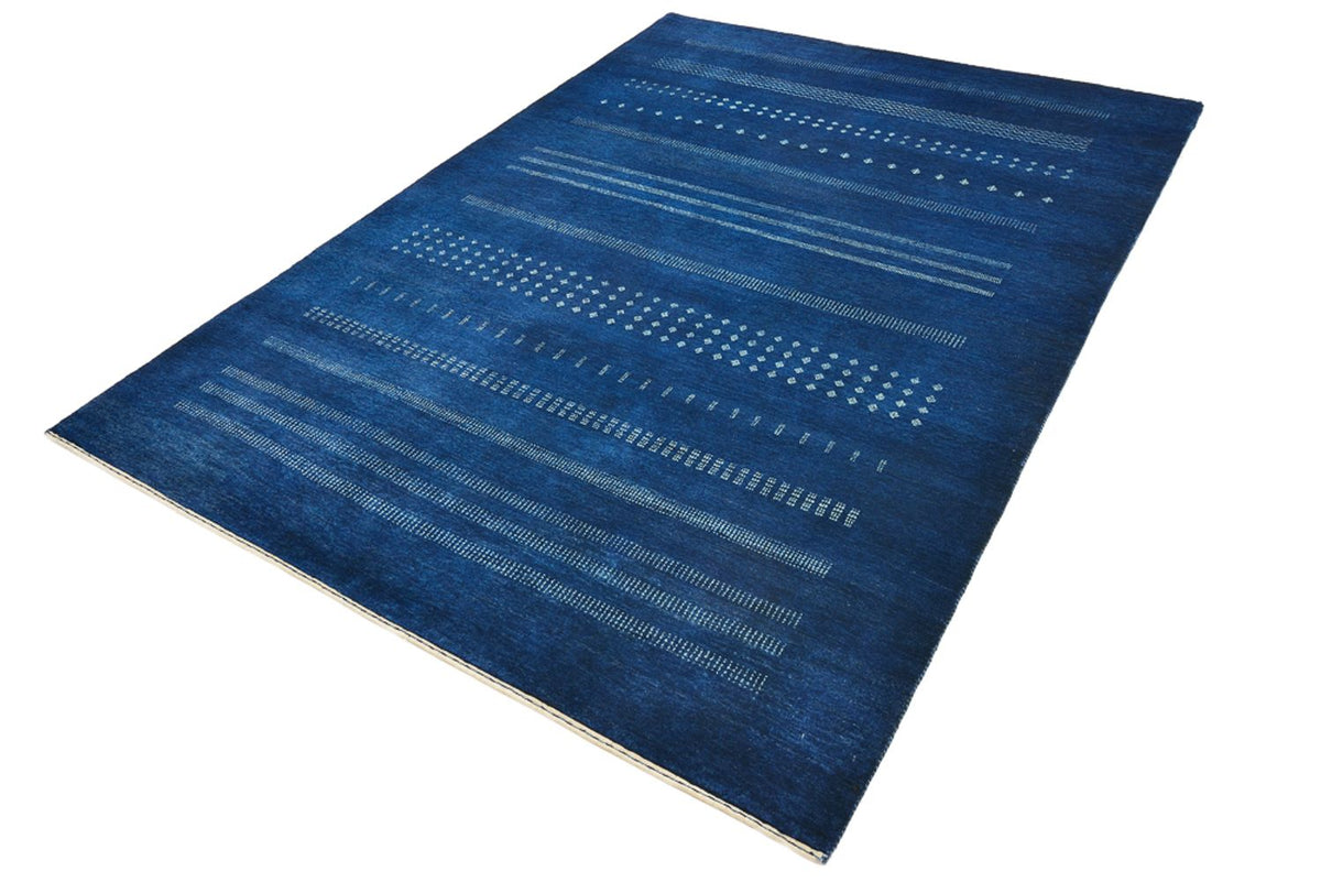 Gabbeh Rug - Loribaft Indus - 237 x 172 cm - dark blue