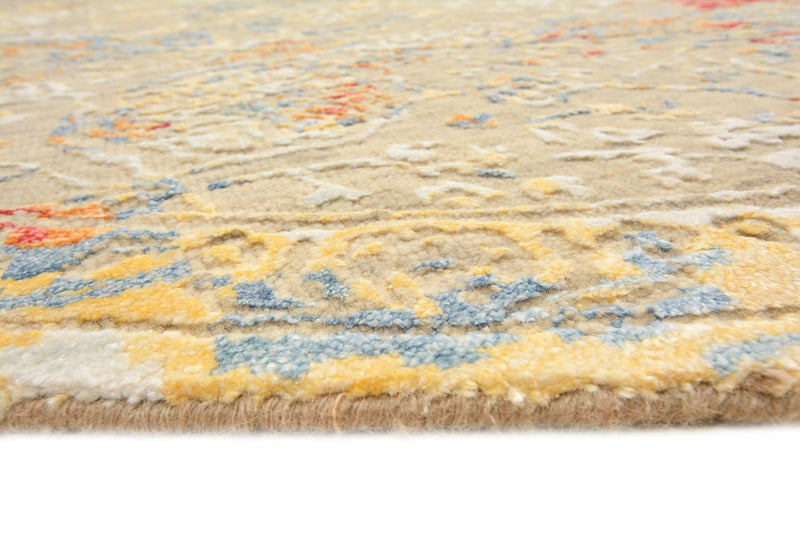 Designer Rug round  - 204 x 202 cm - sand