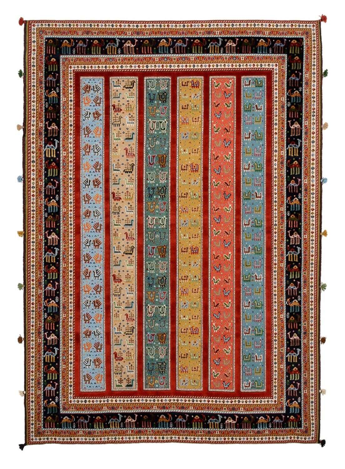 Oriental Rug - 245 x 176 cm - multicolored