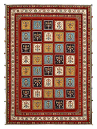 Oriental Rug - 245 x 177 cm - red
