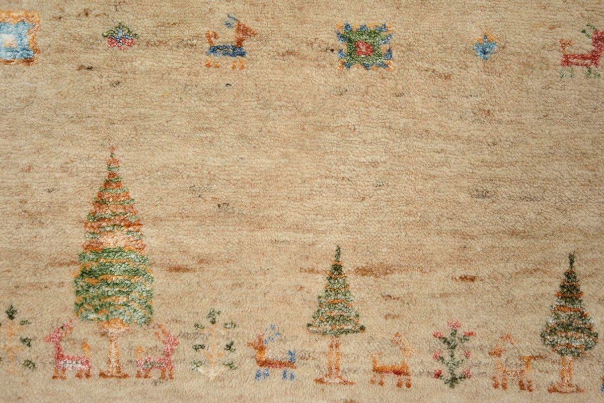 Gabbeh Rug - Loribaft Indus - 302 x 205 cm - multicolored