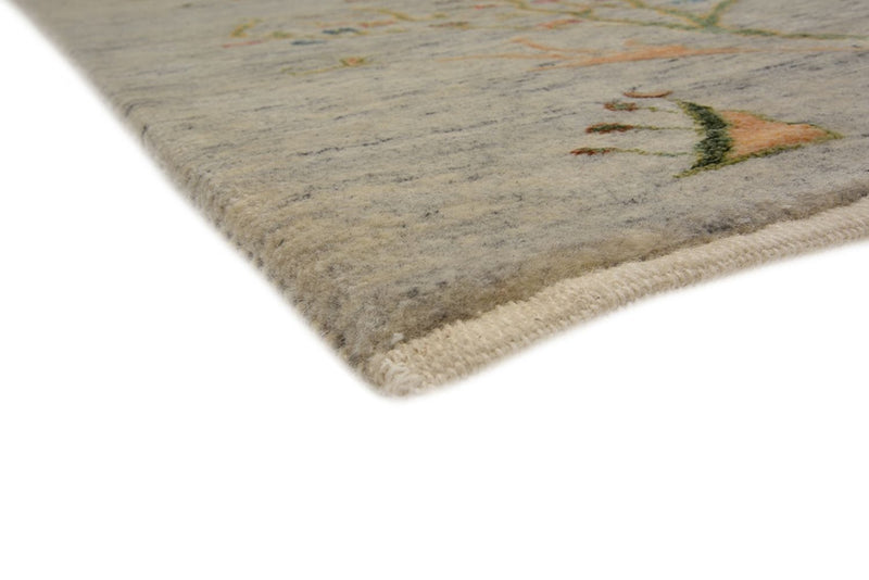 Gabbeh Rug - Loribaft Indus - 295 x 206 cm - light grey